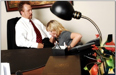 Busty secretary Velicity Von gets her moist snatch fucked in the office 78522177